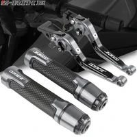 cnc motorcycle adjustable folding brake clutch levers handlebar hand grips for yamaha xj600 s diversion 1993 1994 1995 1996 2003