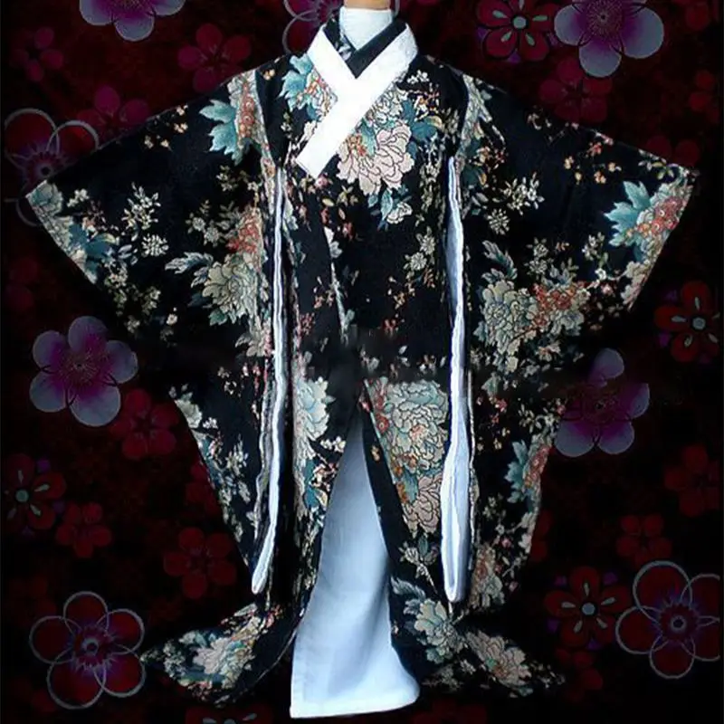 

1/3 bjd Кукла Одежда кукла кимоно с широким рукавом ручной работы одежда древний костюм девушка кукла на день рождения DIY подарок украшение игр...