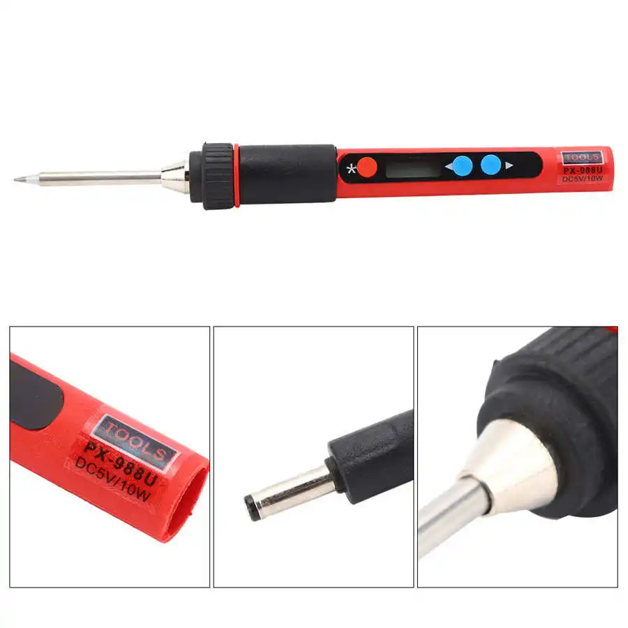 USB-паяльник цифровой термостат бессвинцовый Ручной электроинструмент с