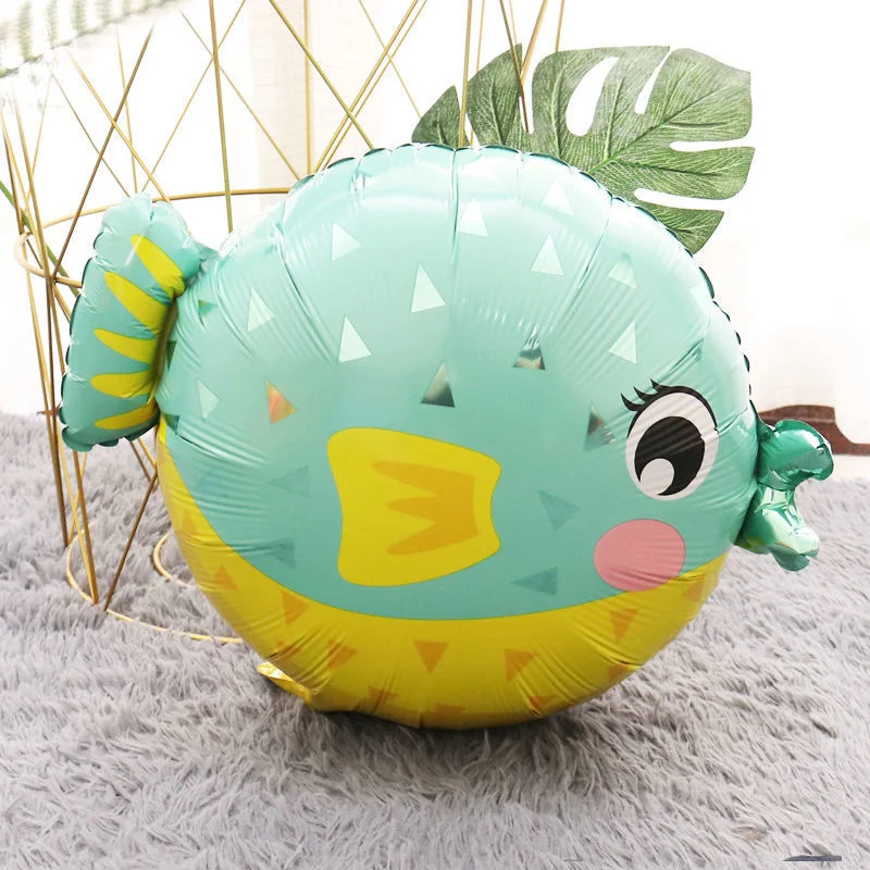 

44pcs/set Under Sea Ocean World Animal Balloons Blue Number Balloon Kids Birthday Gifts DIY Party Decoration Home Supplies