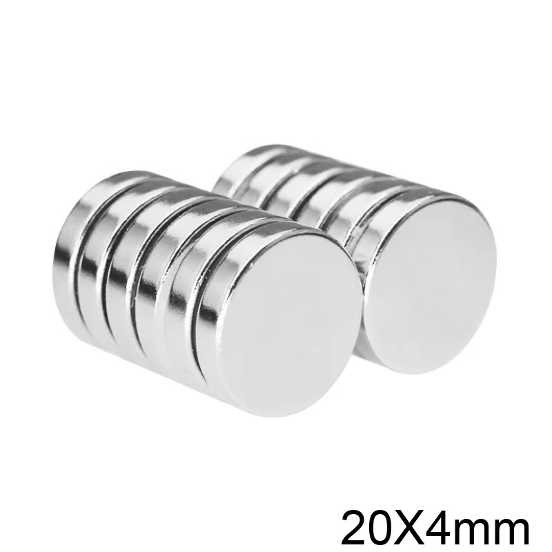30/50/80/100 шт. 20x4 мм постоянный круглые магниты 20 х 4 неодимовый магнит N35 диаметром 20X4