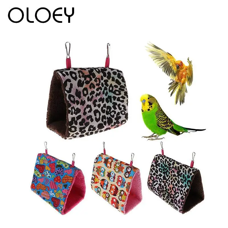 Мягкая Плюшевая прижимная птица висящая пещера попугай качели игрушка клетка