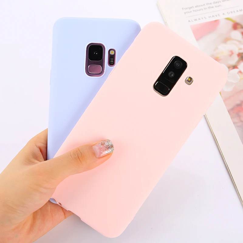 Мягкий чехол Candy Macaron для Samsung Galaxy A5 J3 J5 J7 2016 2017 J120 J730FM A520F S6 S7 S8 S9 Plus A6 A8 2018 Note 8 9 |