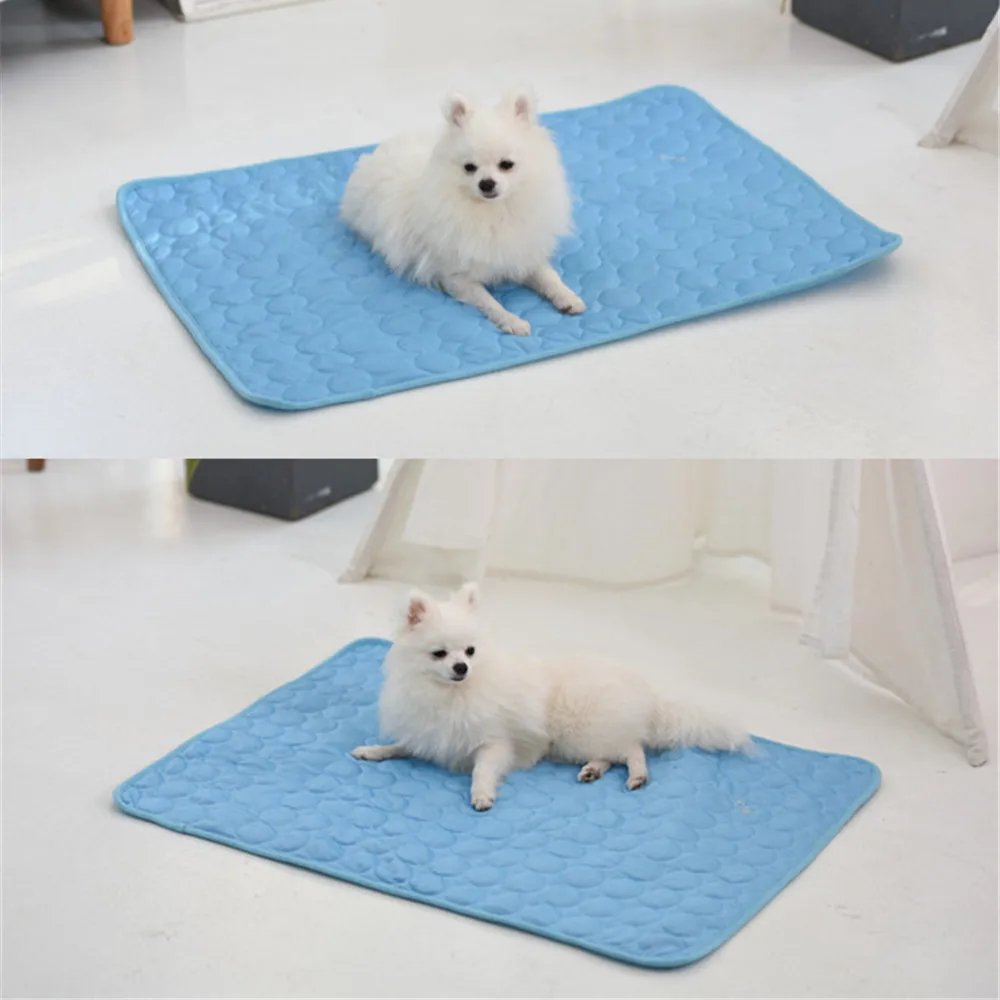 Одеяло летние охлаждающие коврики для домашних животных собак кошачья кровать