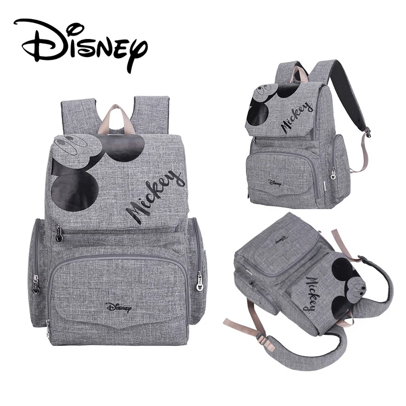 Сумка для подгузников Disney с Микки и Минни вместительный дорожный рюкзак мам