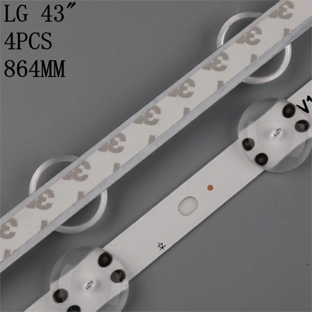 

for LG43 inch lamp 43VH6100-CB 6916L-2867B 2867A 2867G V17 43 LC430DQE 6916L-2744A 6916L-2743A/6916L-2867B/2867A 10LED=2PCS