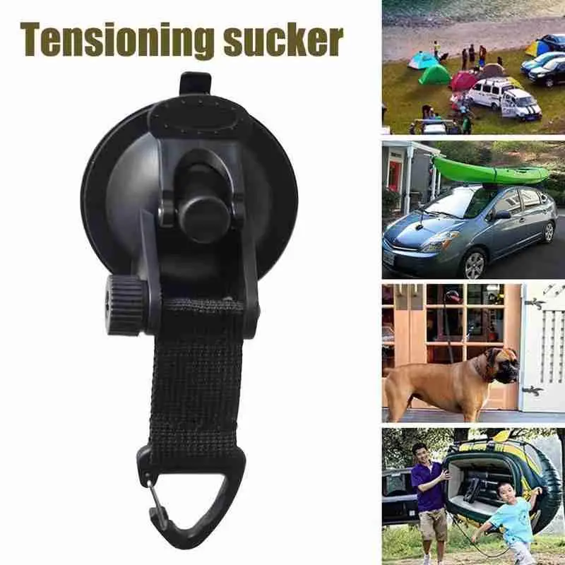 

The New PU Material Fixing Hook Lightweight Powerful Suction Cup Anchoring Hook Car Side Awning Fixing Hook Outdoor Accessories