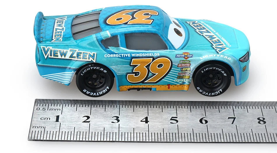 Disney Pixar Cars 2 3 Lightning 40 стиль Mcqueen Mater Jackson Storm Ramirez 1:55 литой автомобиль металлический сплав мальчик детские игрушки подарок