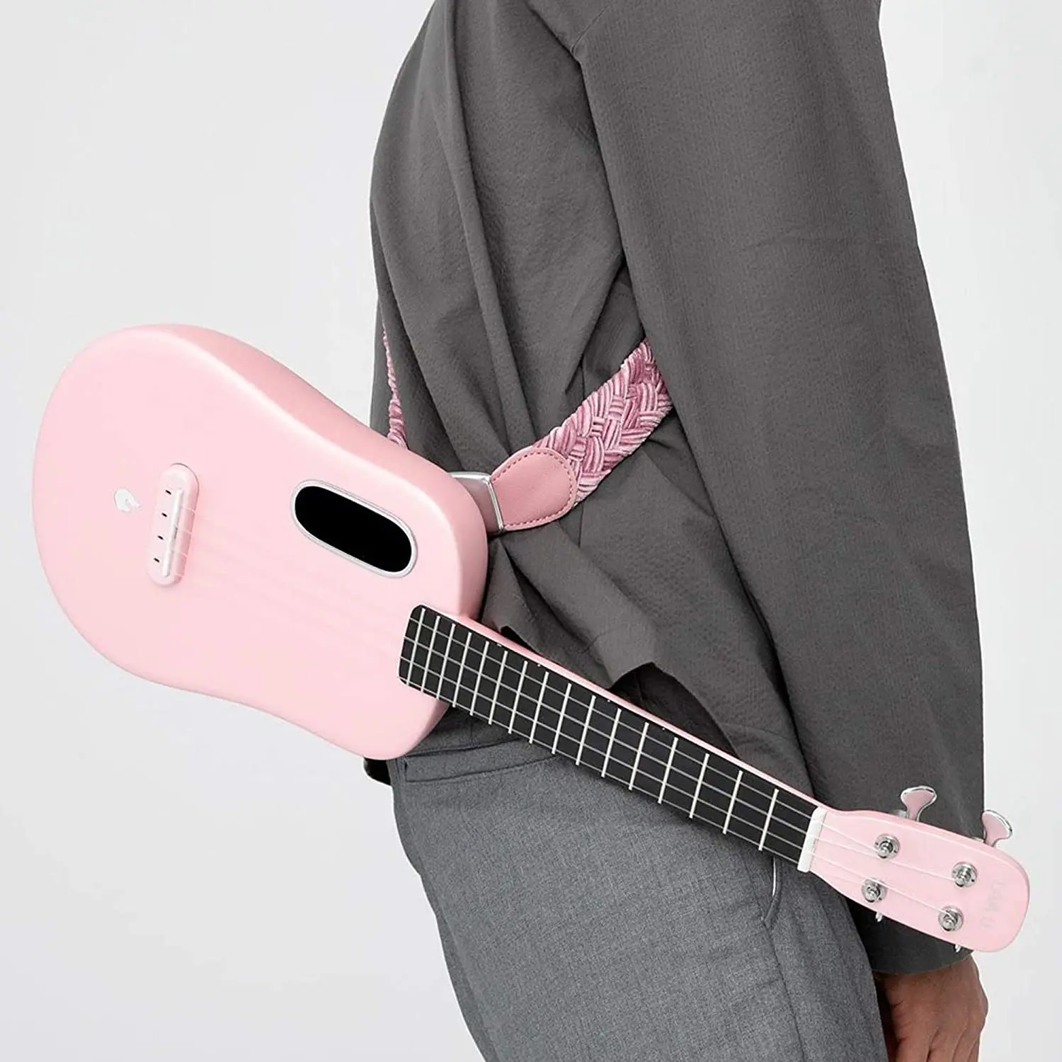 lava u carbon faser ukulele freeboost elektrische musik instrument mit gitarre strap picks konzert tenor ukulele mit raum fall free global shipping