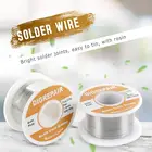 Провод для тонкой пайки, катушка с флюсом 2%, Оловянно-свинцовый канифольный сердечник 0,60,81,01,2 мм, сварочные провода для пайки, инструменты
