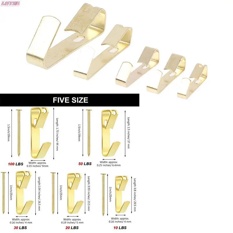 10 шт. крючки для фотографий с гвоздями|Крепления и картин| |