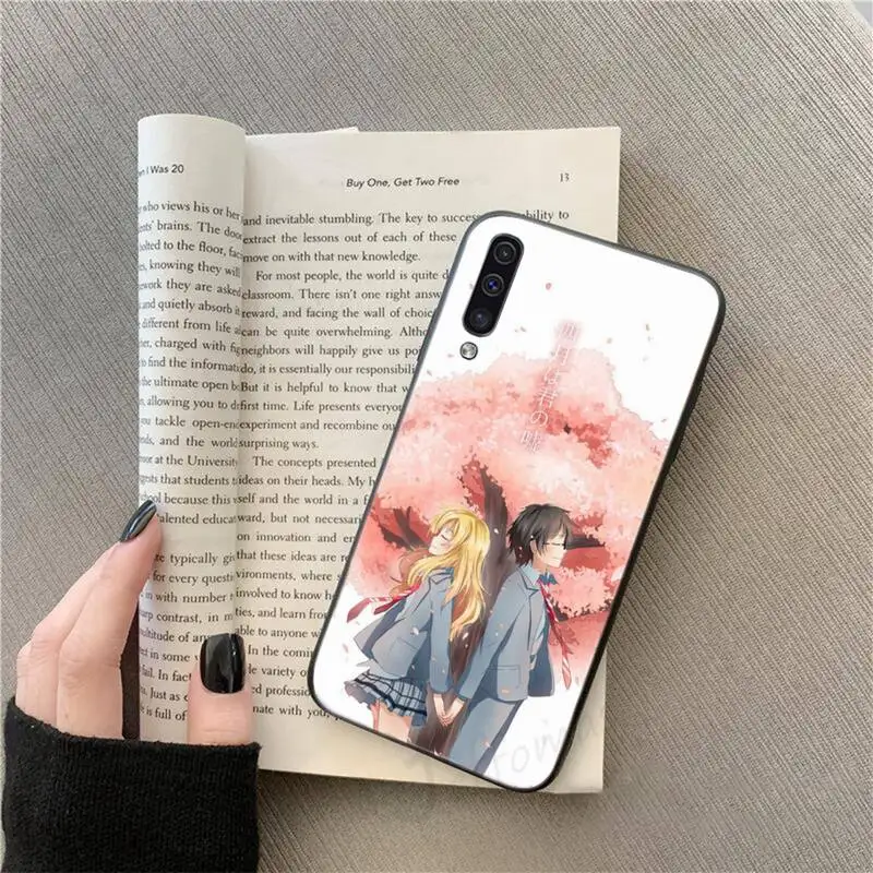 

Japanese Anime Your Lie in April Phone Case For Samsung galaxy S 9 10 20 A 10 21 30 31 40 50 51 71 s note 20 j 4 2018 plus