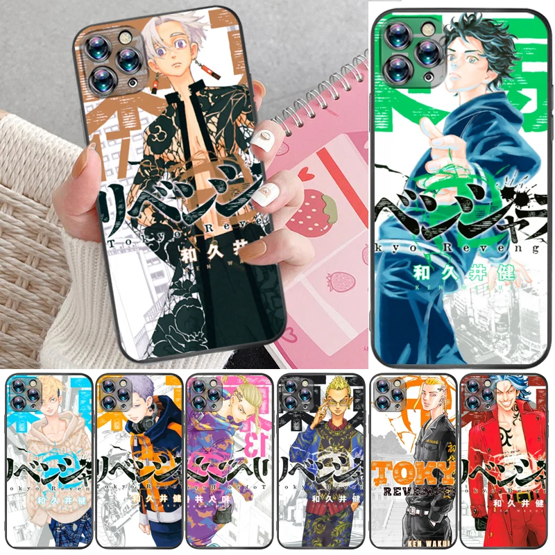 

Tokyo Revengers Atsushi Hinata Takemichi Hanagaki Takemichi Phone Case For iPhone XR XS Max Funda Carcasa Coque
