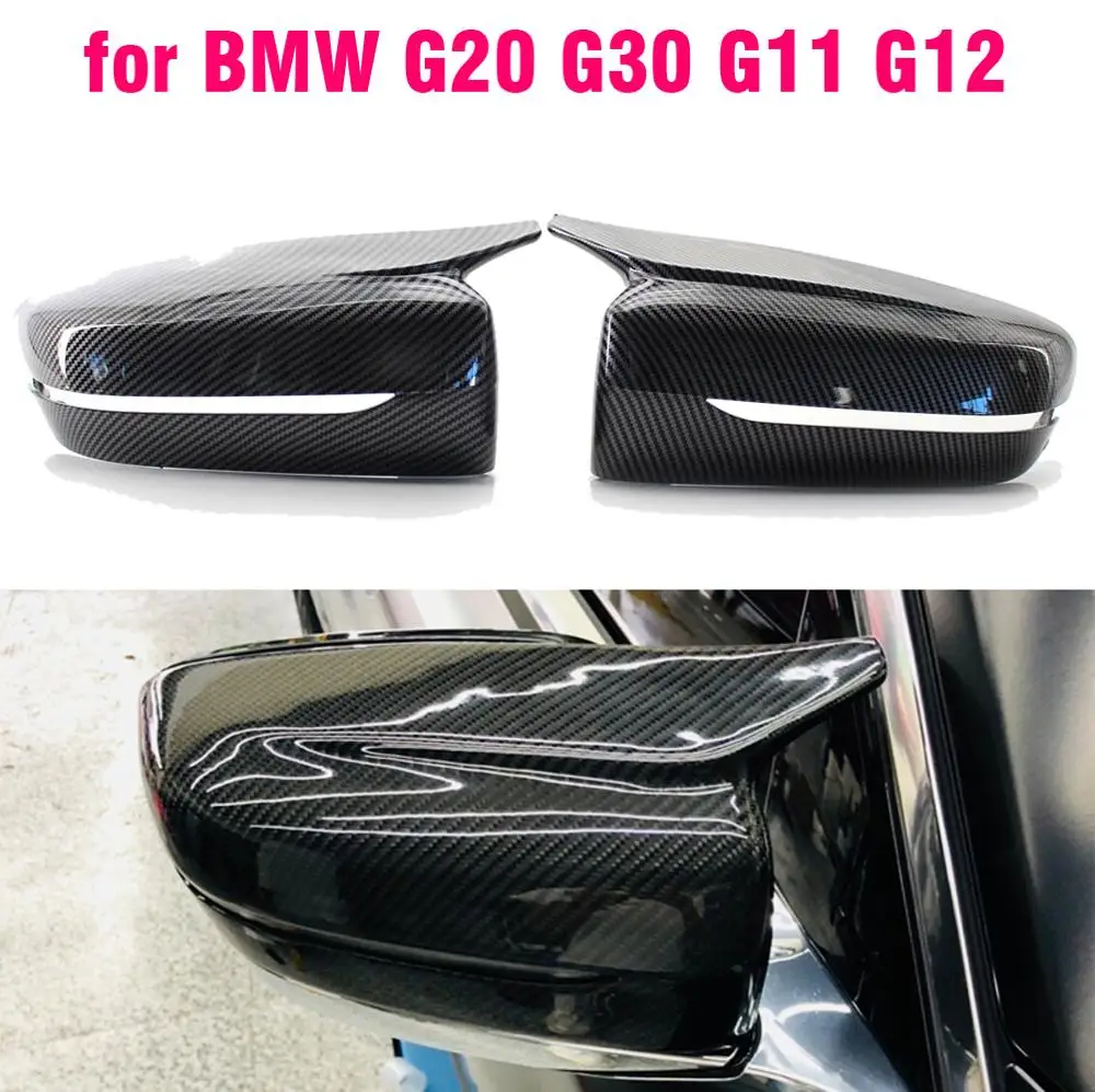 LHD 1 пара боковых крыльев зеркала заднего вида для BMW 3 5 7 серии G20 2019 2020 2021 G30 G11 G12 ABS