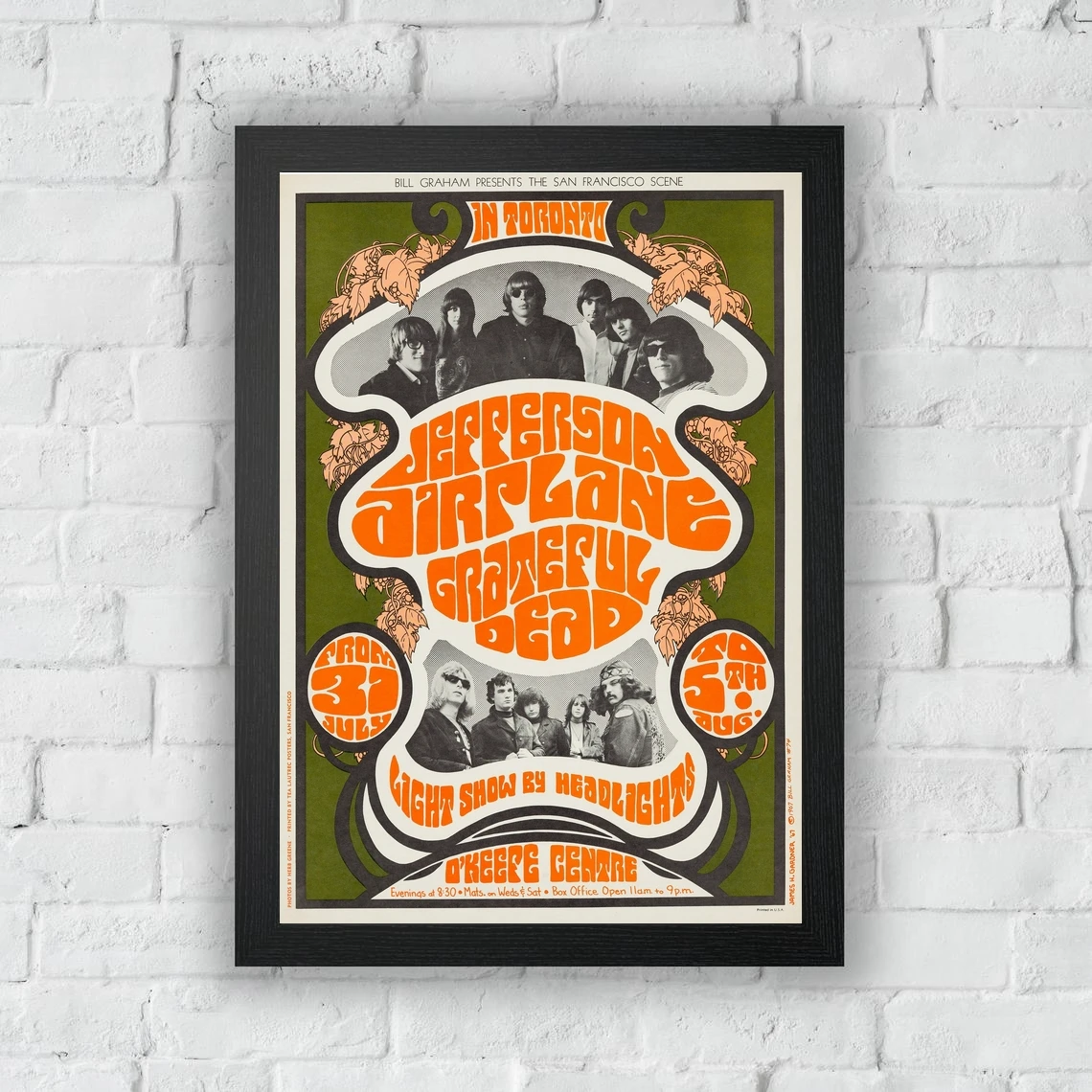 Самолёт Джефферсона винтажная музыка рандомная картина украшение для дома