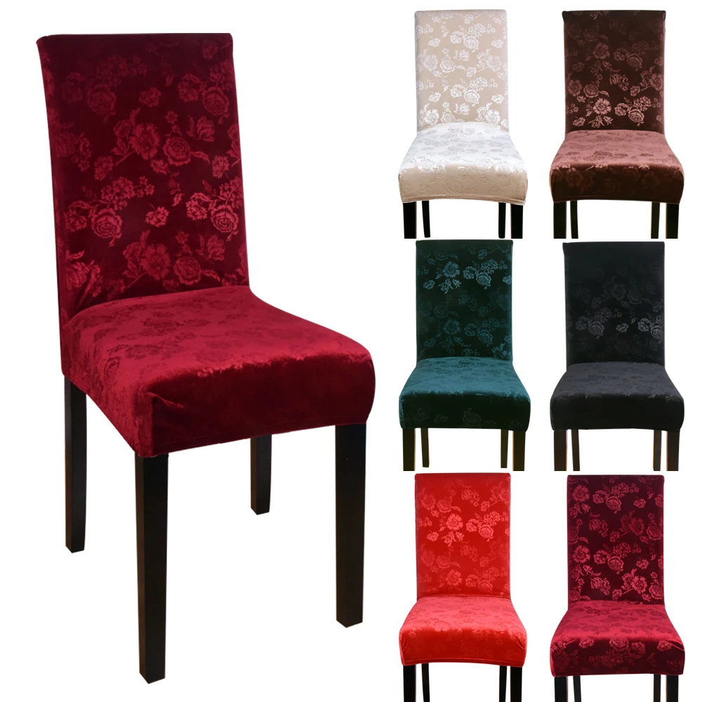 Чехол на стул для столовой эластичный офисные чехлы с принтом стулья кухни