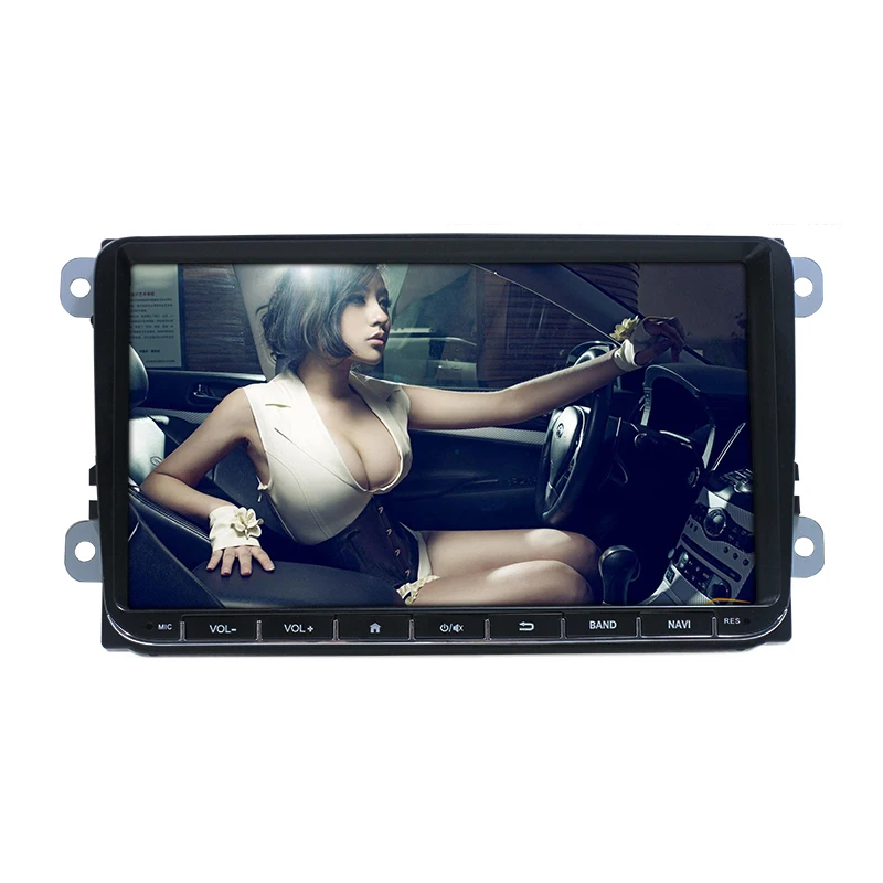 2Din Android 9 0 автомобильный дюйм Радио стерео плеер Hd экран Gps навигация 4 Bluetooth для V w