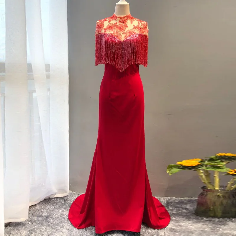 

YILIBER New simple wedding dress backless sleeveless design chiffon lace bride dresses princess dress plus size tailor-made