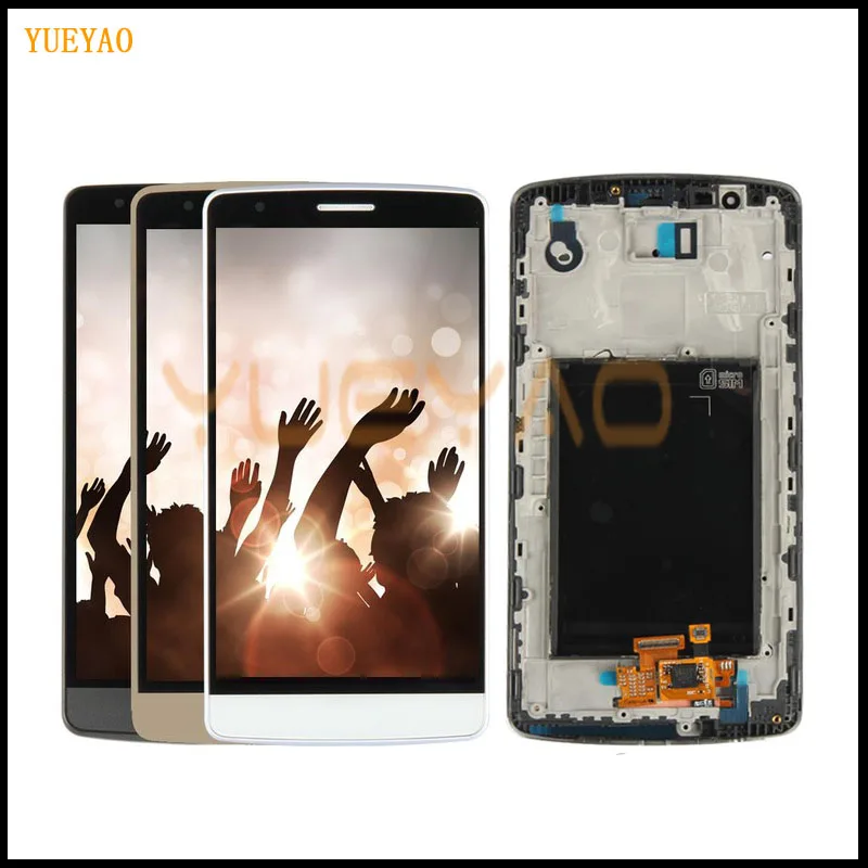 ЖК-дисплей для LG G3 дигитайзер сенсорного экрана с рамкой сменный оригинальный D850