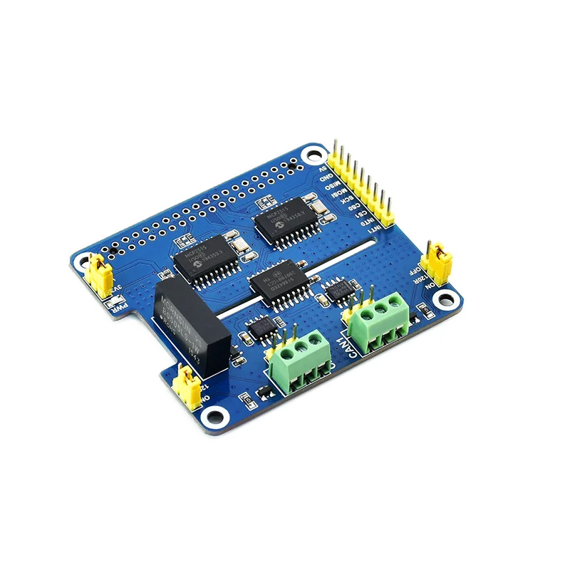 Raspberry Pi 4 CAN Bus двухканальный модуль изолированный интерфейс SPI встроенная схема