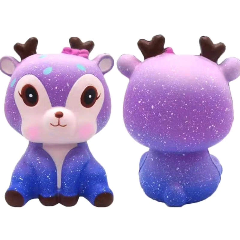 Juguetes blandos de elevaci&oacute;n lenta para ni&ntilde;os, juguetes blandos de venado, regalo para apretar-3