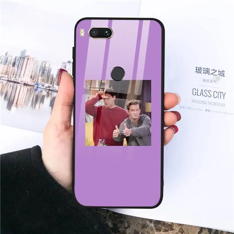 

Friends tv show Phone Case Tempered glass For xiaomi 6 8 lite se MIX2 2S Redmi 4X 5 6 6a note 4 5 6 7