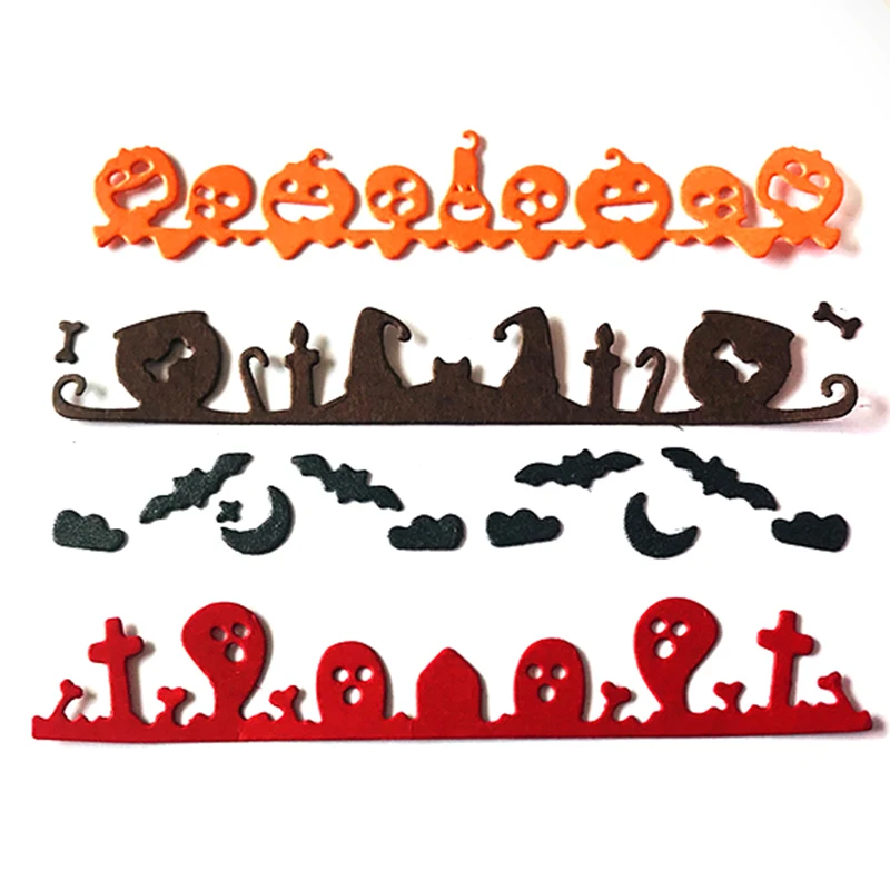 Рельефный шаблон для украшения Хэллоуина рельефный с изображением черепа