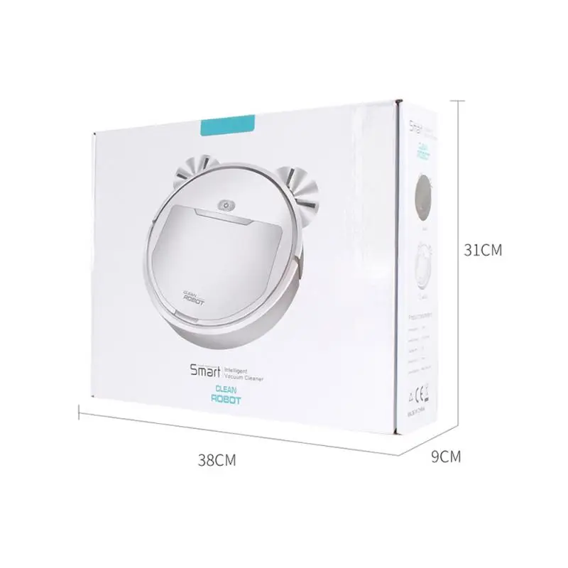 

Smart Sweeping Robot Vacuum Cleaner Floor Edge Dust Clean Auto Suction Sweeper USB Charging Vacuum Cleaner 3in1 Sweeping Machine
