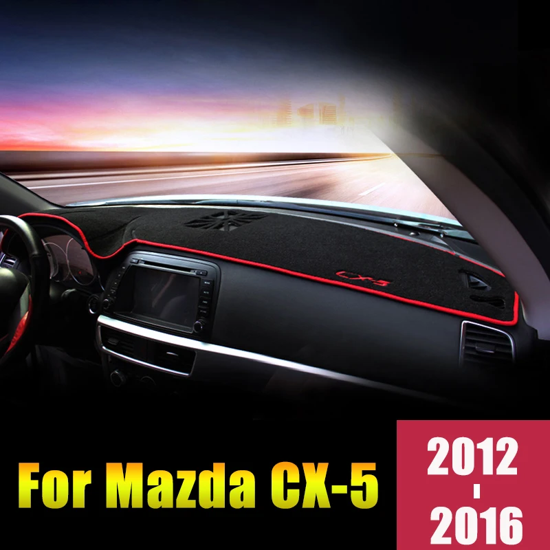 Для MAZDA CX-5 CX5 2012- LHD чехол на приборную панель автомобиля коврики Избегайте светильник колодки анти-УФ чехол ковры аксессуары