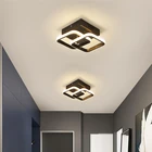 Современный светодиодный потолочный светильник для коридора, люстра для прихожей, коридора, балкона, фойе, акриловое украшение, домашняя Подвесная лампа для спальни, лампа