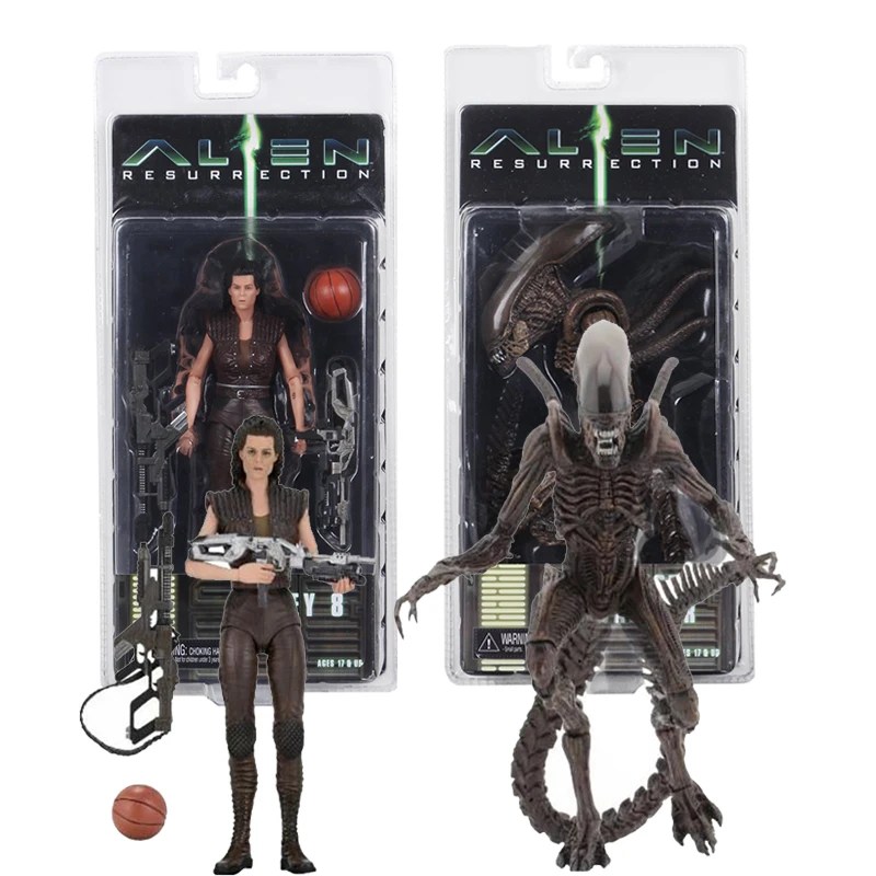 NECA Alien Series 14 Ripley 8 Resurrection Xenomorph Warrior фигурка Коллекционная модель игрушки куклы подарок