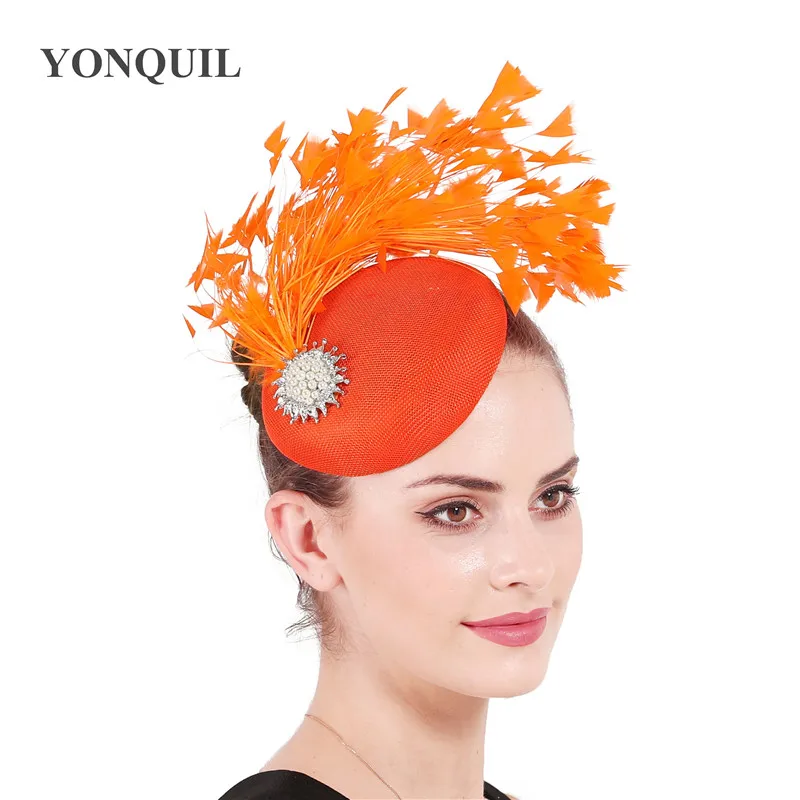 Головной убор Женский элегантная фетровая шляпа аксессуары для церкви и