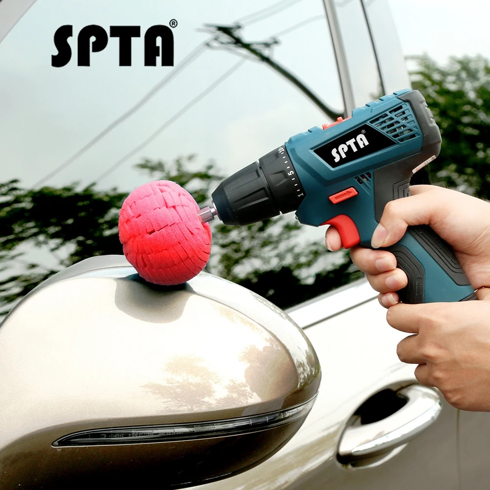 SPTA 3 дюйма 4 дюйма полировка губка мяч автомобильное колесо и обод Полировка пены мяч полировка полировальная площадка для электрической дрели или полировщика
