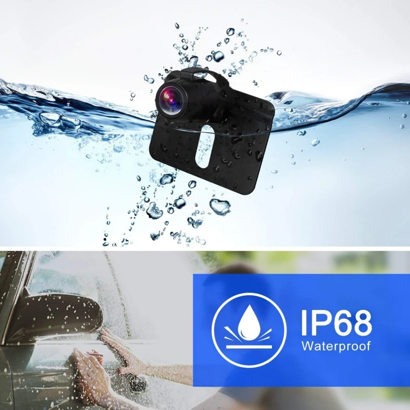 HD Автомобильная фронтальная камера заднего вида универсальные встроенные