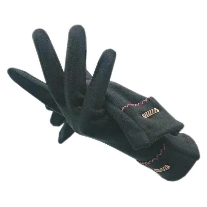 

Зимние женские перчатки, новый дизайн Чен ткань тёплая осенне-зимняя обувь модные уличные велосипедные сенсорный экран светильник розовый ...