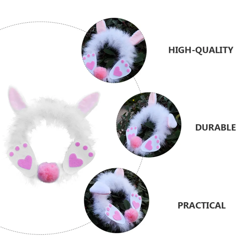 Пасхальное украшение для двери набор из плюшевого венка кролика весенний венок