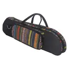 Портативная Сумка-труба в этническом стиле, водонепроницаемая мягкая хлопковая сумка из ткани Оксфорд с ручками, двойные молнии, с передним карманом