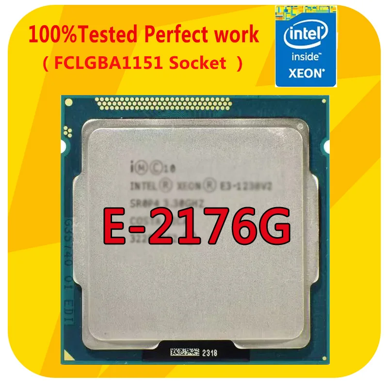 

CPU E-2176G Intel Xeon CPU 2176G 3.7GHZ Quad-Core TDP 80W CPU Processor LGA1151 for E3 PRO SAMING V5 Motherboard