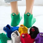 2020 Новое поступление, тапочки, невидимые женские короткие носки с животными, хлопковые носки без показа для женщин