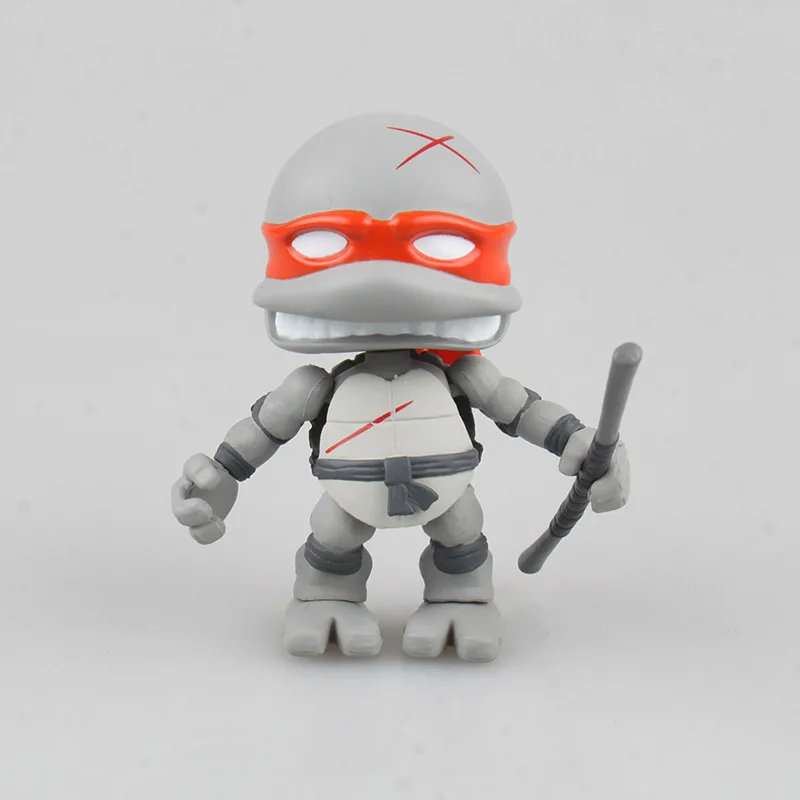 Cute 4-Super Movable Teenage Mutant Ninja Turtles Black Limited Edition Gray Battle Damage Version Two-Selectable Garage Kit