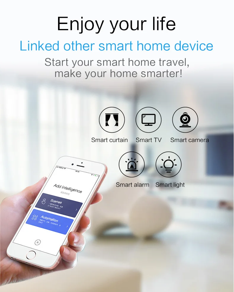 Tuya Smart WiFi инфракрасные детекторы датчик движения сигнализация совместима с приложением Tuyasmart Smart Life APP