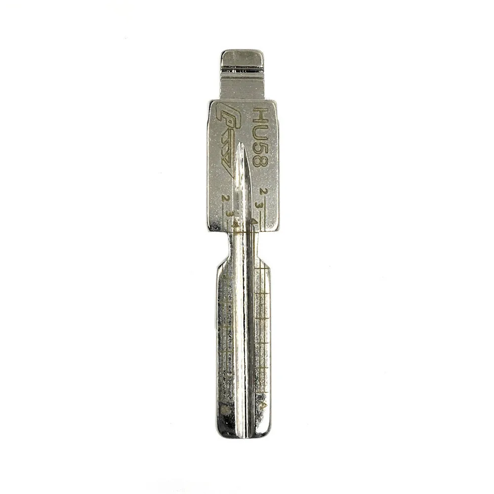 HKCYSEA 10 шт./лот необработанный Металл 2 в 1 LiShi Scale Blank Выгравированная линия KEYDIY