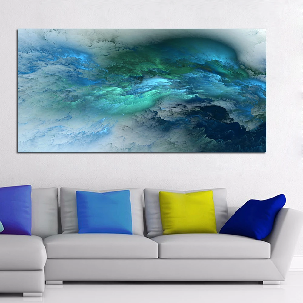 Абстрактные цвета DDHH необычное искусство на холсте настенное живопись для