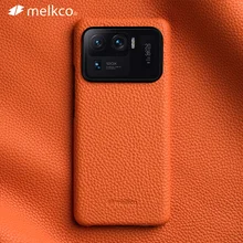 Melkco Premium Genuine Leather Case for Xiaomi Mi 11 Ultra 10 Pro 5G Luxury Fashion Business Cow Phone Cover
