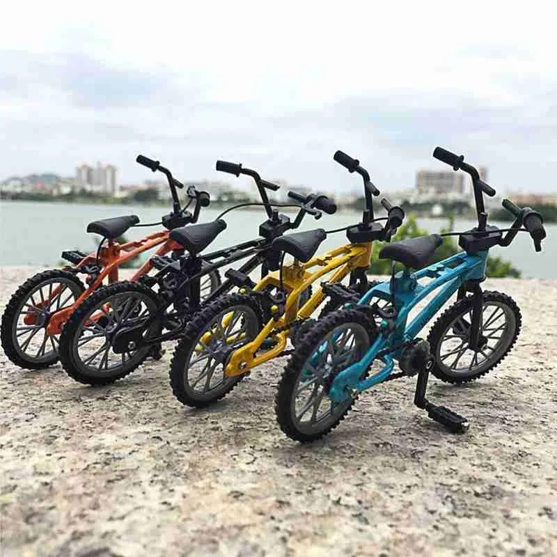 Пальчиковый маленький велосипед BMX в сборе модель велосипеда игрушки для пальцев