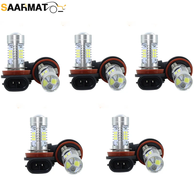 Оптовая продажа (10 шт. светодиодный светодиодные CAN-шины без ошибок H11 H8 + декодеры