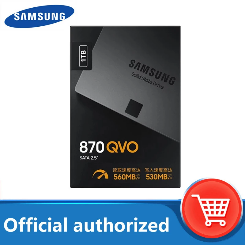 SAMSUNG 870 QVO 1TB 2TB SSD Internal Solid State Disk 4TB 8TB SATA 3 HDD Hard Drive Laptop Desktop PC TLC Hard Drive