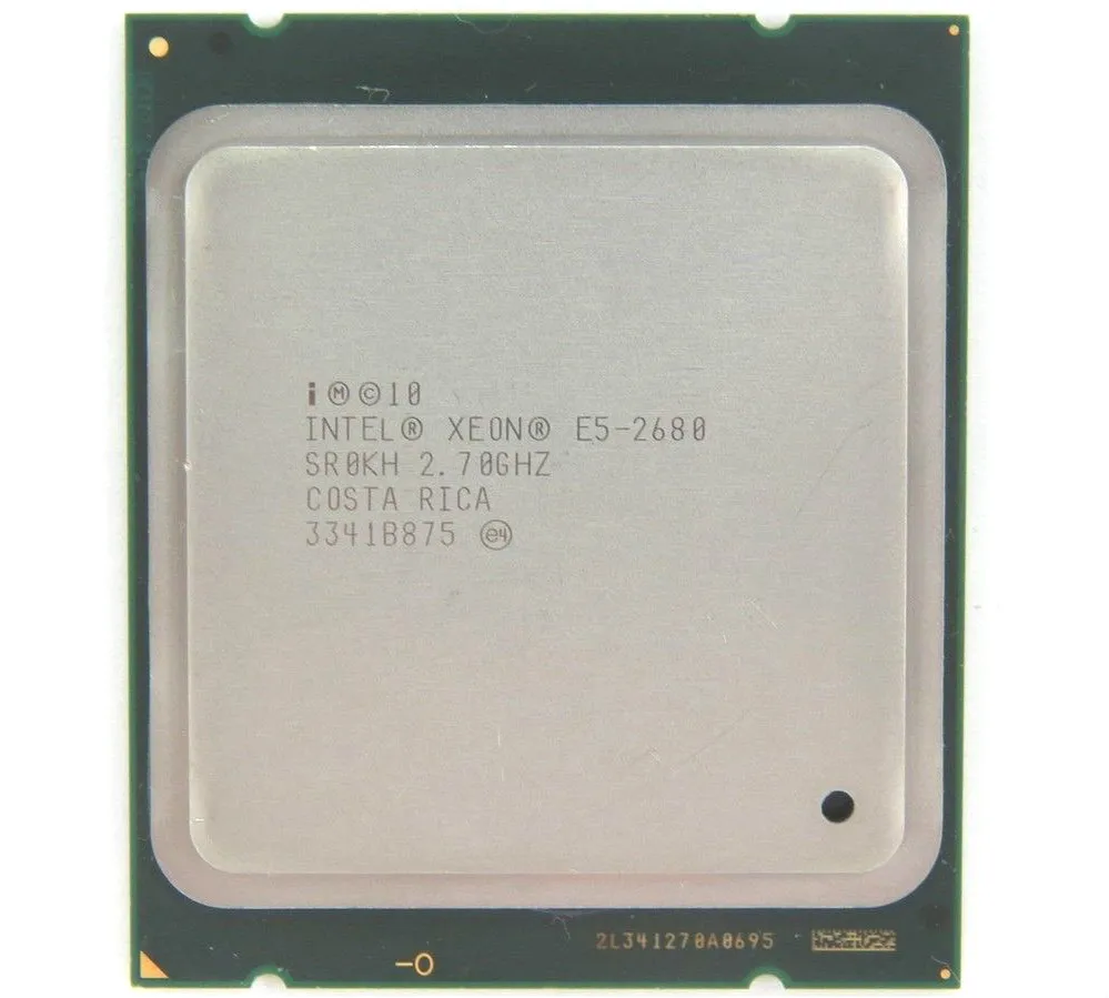 Процессор Intel Xeon E5 2680 2,7 ГГц 20 м кэш 8GT/s LGA 2011 SROKH C2 E5-2680 130 Вт ЦП протестирован рабочий