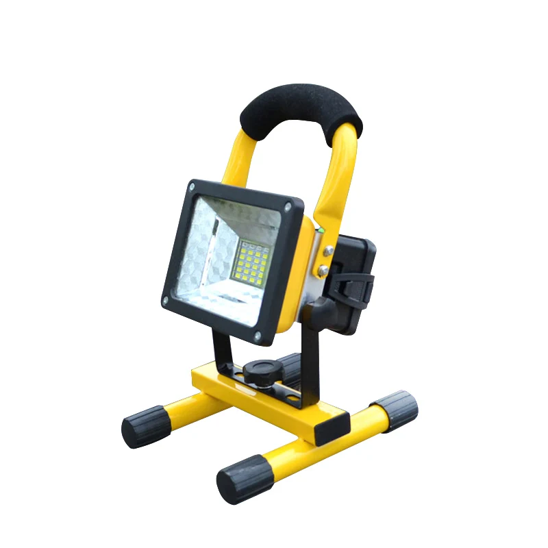 저렴한 휴대용 충전식 작업 투광 조명, 30W 24 Led 투광 조명 방수 야외 자동차주의 조명 18650