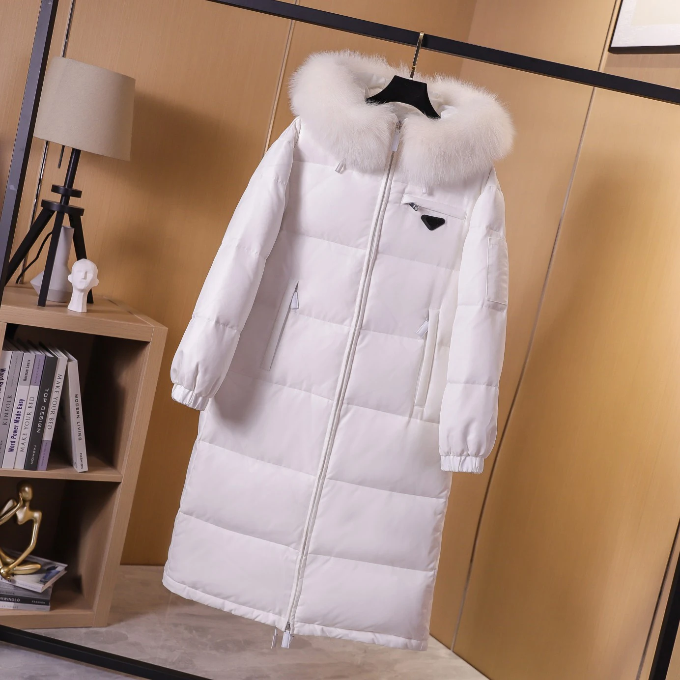 

Женский зимний длинный пуховик, однотонная куртка с длинным рукавом и капюшоном, женское плотное пальто в повседневном стиле, горячая Распр...